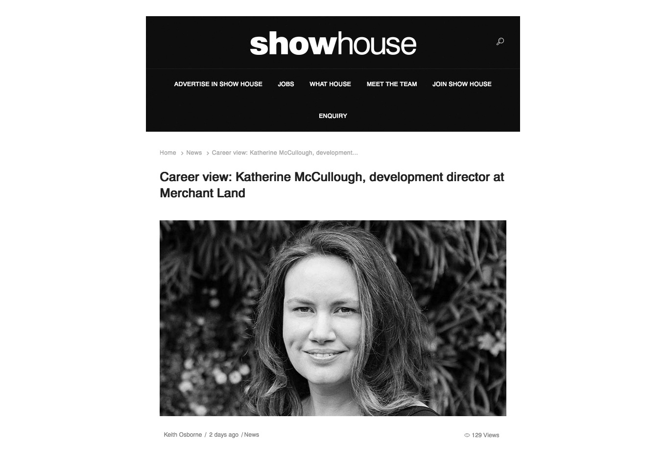 Katherine interview Showhouse